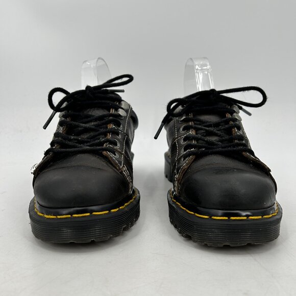 DR. MARTENS Men\'s Mellows Classic Dark Brown Black Leather Oxford Shoes Size 5 main image 6